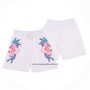 Pantaloncini Miami Heat Pink Panther Bianco