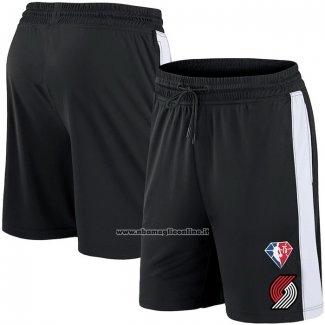 Pantaloncini Portland Trail Blazers 75th Anniversary Nero