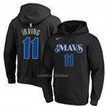 Felpa con Cappuccio Dallas Mavericks Kyrie Irving Citta 2023-24 Nero