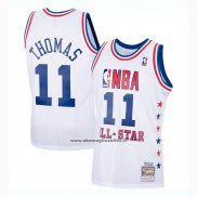 Maglia All Star 1985 Isiah Thomas #11 Bianco