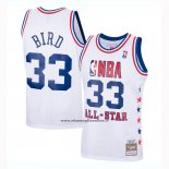 Maglia All Star 1985 Larry Bird #33 Bianco