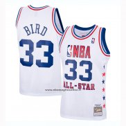 Maglia All Star 1985 Larry Bird #33 Bianco