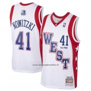 Maglia All Star 2004 Dirk Nowitzki #41 Bianco