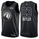 Maglia All Star 2018 Minnesota Timberwolves Jimmy Butler NO 23 Nero