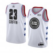Maglia All Star 2019 Detroit Pistons Bianco Blake Griffin NO 23 Bianco
