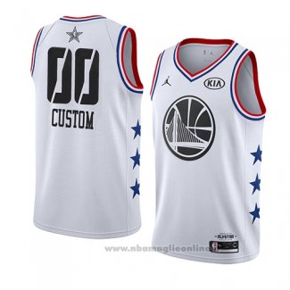 Maglia All Star 2019 Golden State Warriors Personalizzate Bianco