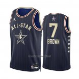 Maglia All Star 2024 Boston Celtics Jaylen Brown #7 Blu