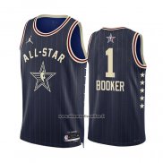 Maglia All Star 2024 Phoenix Suns Devin Booker #1 Blu
