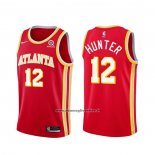 Maglia Atlanta Hawks De'Andre Hunter #12 Icon 2020-21 Rosso