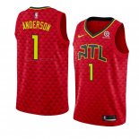 Maglia Atlanta Hawks Justin Anderson NO 1 Statement 2018-19 Rosso