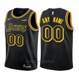 Maglia Bambino Los Angeles Lakers Personalizzate 17-18 Nero