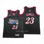Maglia Bambino Philadelphia 76ers Lebron James No 23 Classia 2025-26 Nero