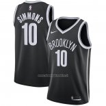 Maglia Brooklyn Nets Ben Simmons #10 Icon 2021-22 Nero