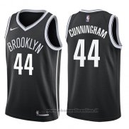 Maglia Brooklyn Nets Dante Cunningham NO 44 Icon 2017-18 Nero