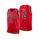 Maglia Chicago Bulls Lonzo Ball No 2 Icon 2024-25 Rosso