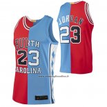 Maglia Chicago Bulls Michael Jordan #23 Split Blu Rosso