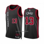 Maglia Chicago Bulls Torrey Craig #13 Citta 2023-24 Nero