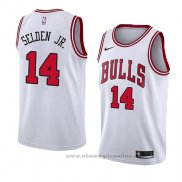 Maglia Chicago Bulls Wayne Selden Jr. NO 14 Association 2018 Bianco