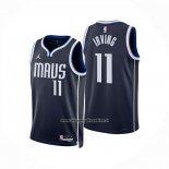 Maglia Dallas Mavericks Kyrie Irving No 11 Statement 2024-25 Blu