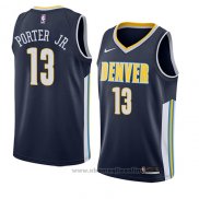 Maglia Denver Nuggets Michael Porter Jr. NO 13 Icon 2018 Blu