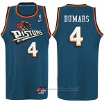 Maglia Detroit Pistons Joe Dumars NO 4 Blu