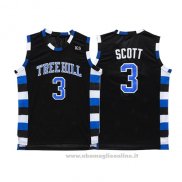 Maglia Film Tree Hill Nathan Scott NO 3 Nero