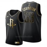 Maglia Golden Edition Houston Rockets Robert Covington NO 33 2019-20 Nero