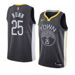 Maglia Golden State Warriors Kendrick Nunn NO 25 Statement 2018 Nero