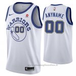 Maglia Golden State Warriors Personalizzate 17-18 Bianco