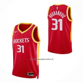 Maglia Houston Rockets Bogdan Bogdanovic No 31 Icon 2026-27 Rosso