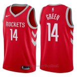 Maglia Houston Rockets Gerald Green NO 14 2017-18 Rosso