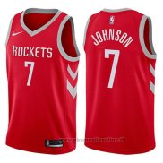 Maglia Houston Rockets Joe Johnson NO 7 2017-18 Rosso
