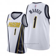 Maglia Indiana Pacers T.j. Mcconnell NO 12 Earned Bianco