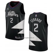 Maglia Los Angeles Clippers Kawhi Leonard #2 Statement 2022-23 Nero