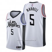 Maglia Los Angeles Clippers Montrezl Harrell NO 5 Citta Edition Bianco