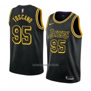 Maglia Los Angeles Lakers Juan Toscano-Anderson #95 Mamba 2021-22 Nero