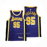 Maglia Los Angeles Lakers Juan Toscano-Anderson #95 Statement 2020-21 Viola