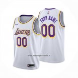 Maglia Los Angeles Lakers Personalizzate Association 2024-25 Bianco