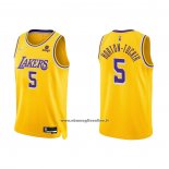 Maglia Los Angeles Lakers Talen Horton-Tucker #5 75th Anniversary 2021-22 Giallo