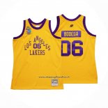 Maglia Los Angeles Lakers X Bodega #06 Giallo