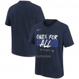 Maglia Manica Corta Dallas Mavericks 2024 NBA Playoffs Mantra Blu