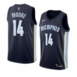 Maglia Memphis Grizzlies Doral Moore NO 14 Icon 2018 Blu