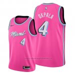 Maglia Miami Heat Kz Okpala NO 4 Earned 2019-20 Rosa