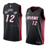 Maglia Miami Heat Matt Williams Jr. NO 12 Icon 2018 Nero