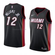 Maglia Miami Heat Matt Williams Jr. NO 12 Icon 2018 Nero