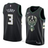 Maglia Milwaukee Bucks Jason Terry NO 3 Statement 2018 Nero