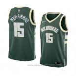 Maglia Milwaukee Bucks Shabazz Muhammad NO 15 Icon 2018 Verde