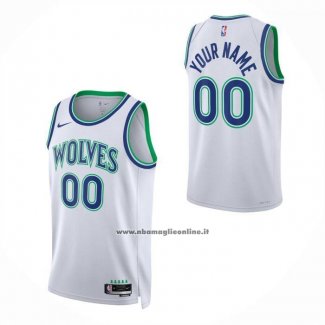 Maglia Minnesota Timberwolves Personalizzate Association 2026-27 Bianco