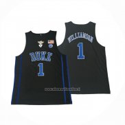 Maglia NCAA Duke Blue Devils Zion Williamson Nero