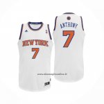 Maglia New York Knicks Carmelo Anthony #7 Bianco